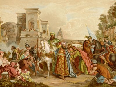 Triumph von Mordechai von Francois de after Troy